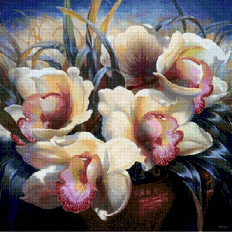 цветы - картина цветы - предпросмотр