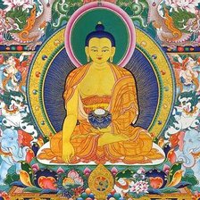 Схема вышивки «будда»