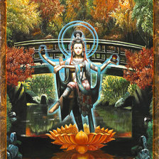 Схема вышивки «богиня»