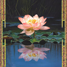 Схема вышивки «лотос»