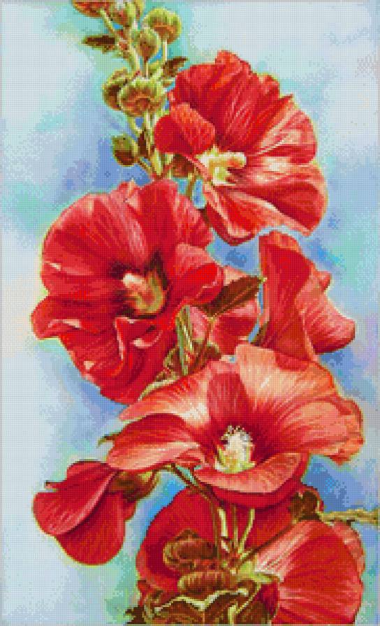 цветы - картина цветы - предпросмотр