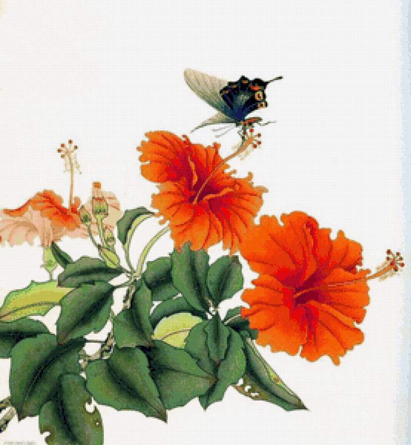 цветы - картина цветы - предпросмотр