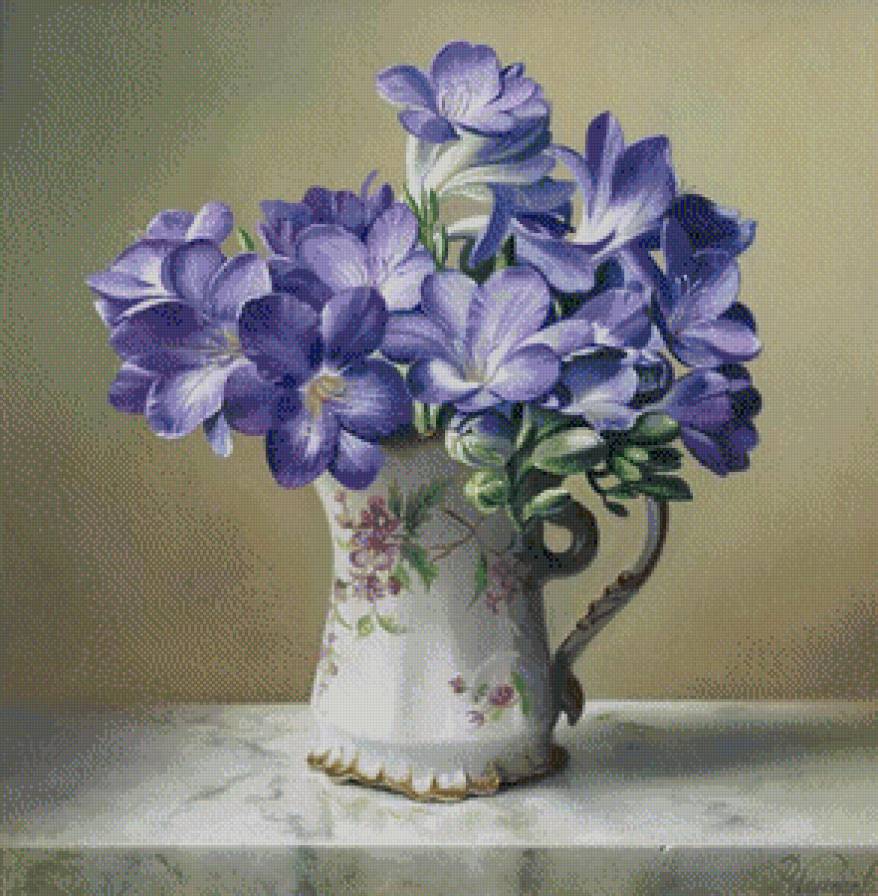 Нежный букетик - цветы, натюрморт - предпросмотр