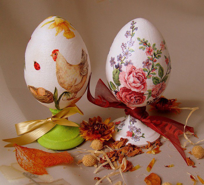 Пасхальное - яйца, пасха, украшение - оригинал