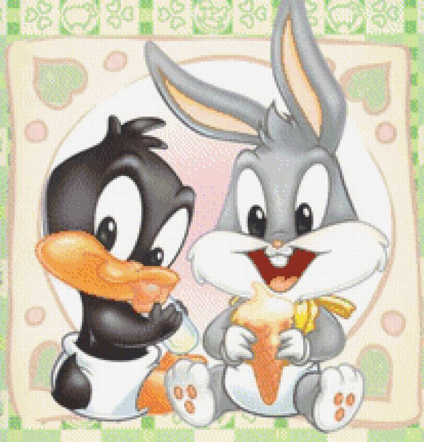 Bugs y Lucas comiendo - looney tunes - предпросмотр