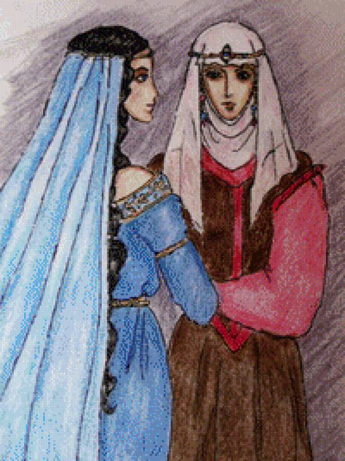 Эллет и аданет - эльфы - предпросмотр