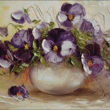 Схема вышивки «bratki»