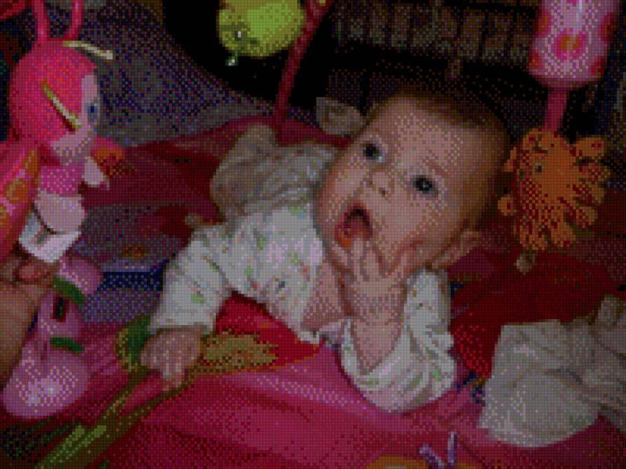 Викуся - месяца, четыре - предпросмотр