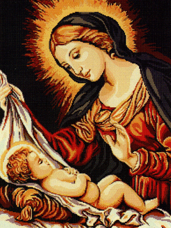 Мария с младенцем - бог, рилигия - оригинал
