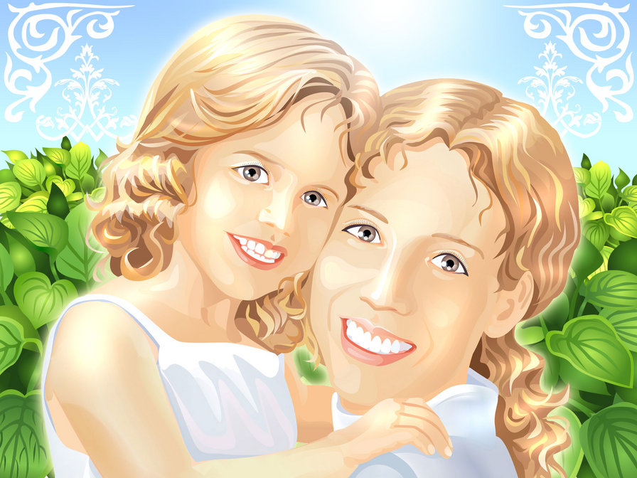 Счастье - дети, девушка, ребенок, материнство - оригинал