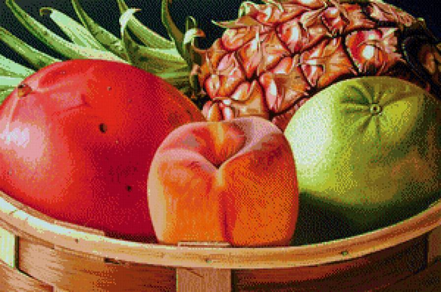 Фрукты - натюрморт, фрукты - предпросмотр