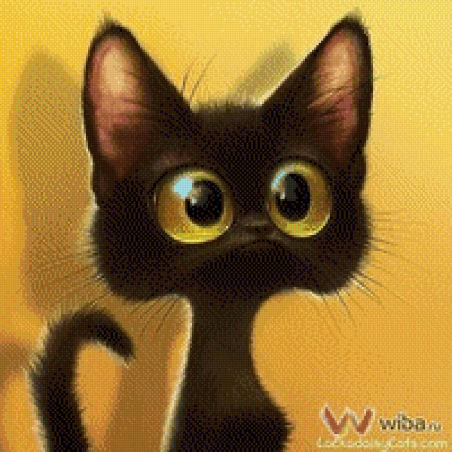 Черный котенок (мульт) - котенок - предпросмотр