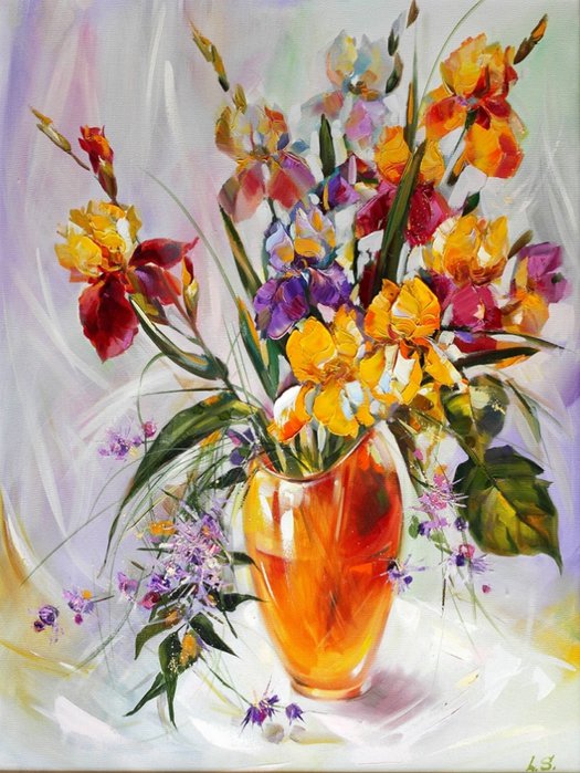 Ваза с цветами - оригинал