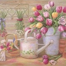 Схема вышивки «tulipani»