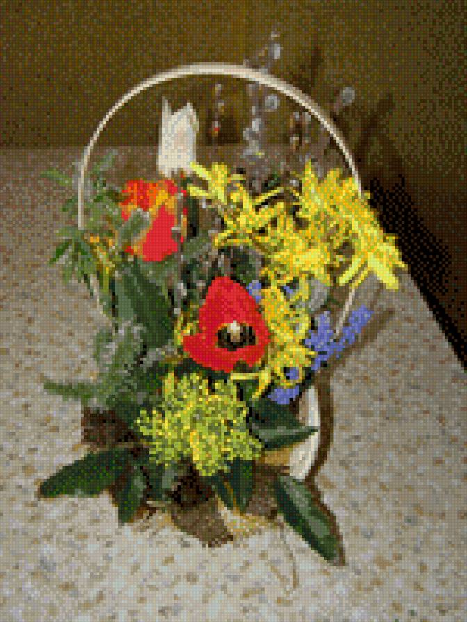 ВЕСНЯНИЙ БУКЕТ - квіти - предпросмотр