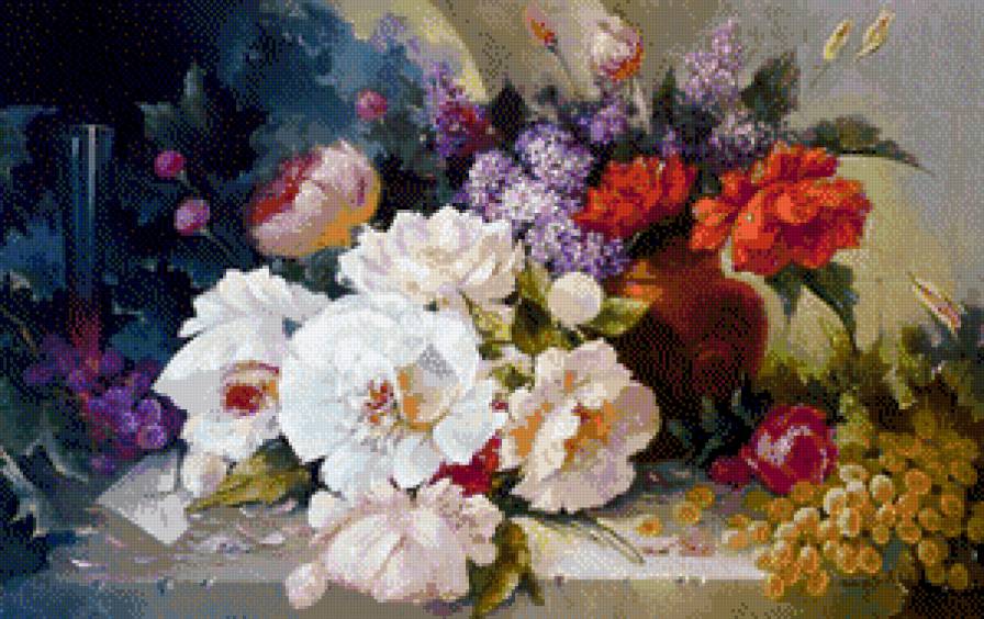 цветы - букет, цветы - предпросмотр