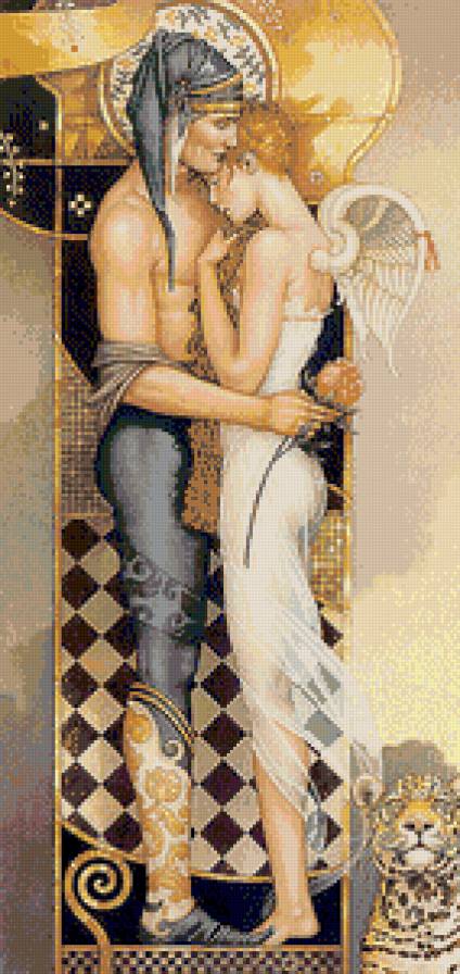 Это любовь... - любовь, живопись, люди, романтика, пара - предпросмотр