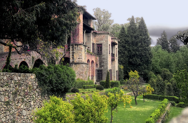 Живописный вид - дом, природа - оригинал