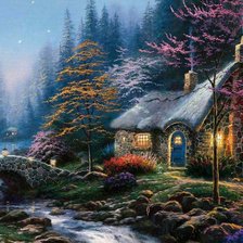 Схема вышивки «в ночи»