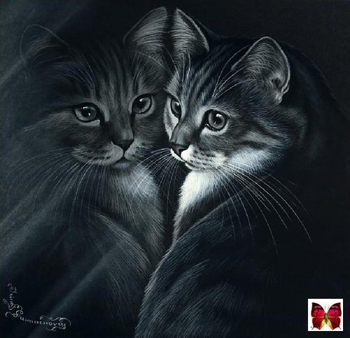 двойники - кошки - оригинал