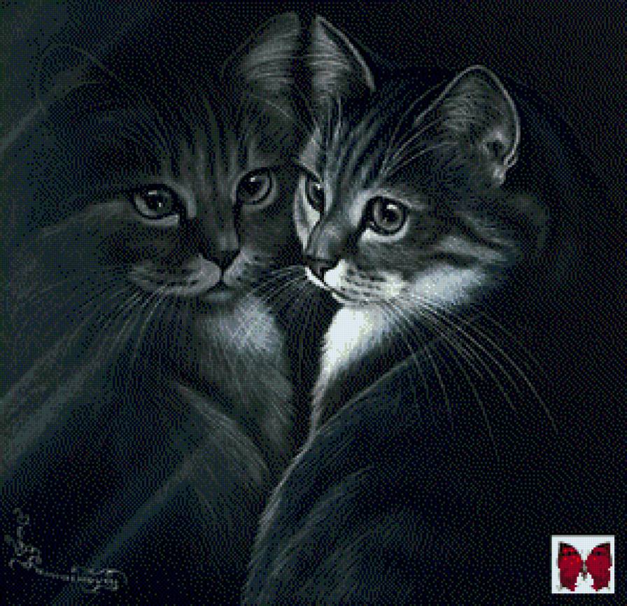 двойники - кошки - предпросмотр