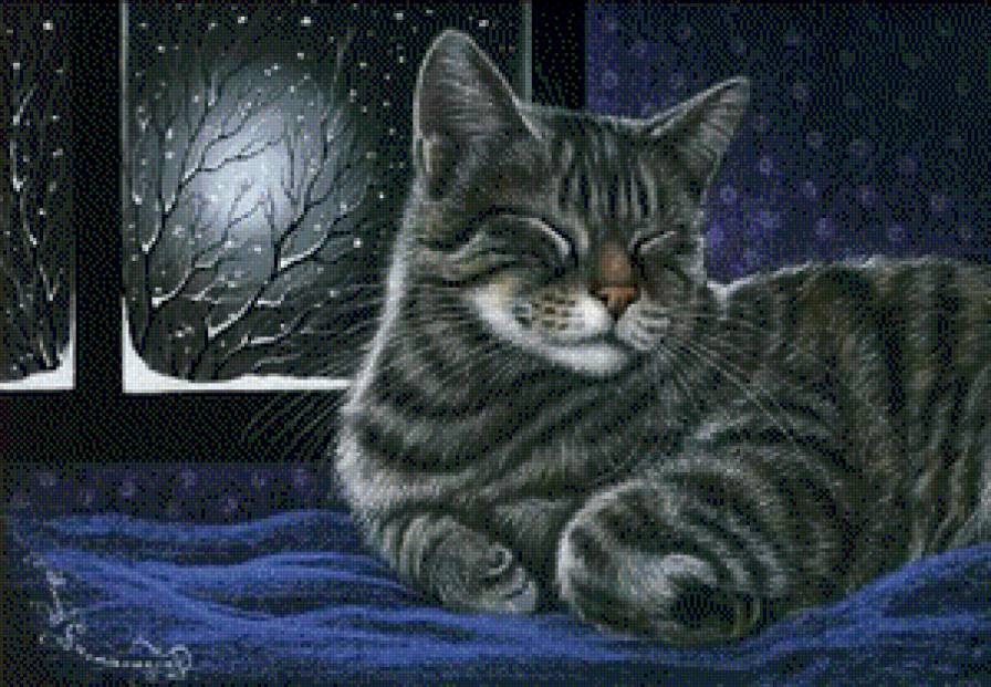 а дома тепло - кошки - предпросмотр