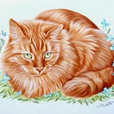 Схема вышивки «рыжик»