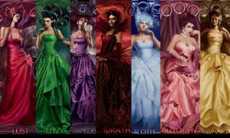 7 смертных грехов - грех, девушка, женщина - предпросмотр