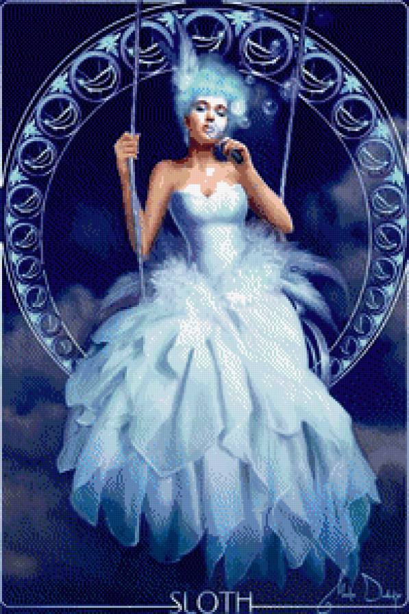 Лень - девушка, грех, женщина, лень - предпросмотр