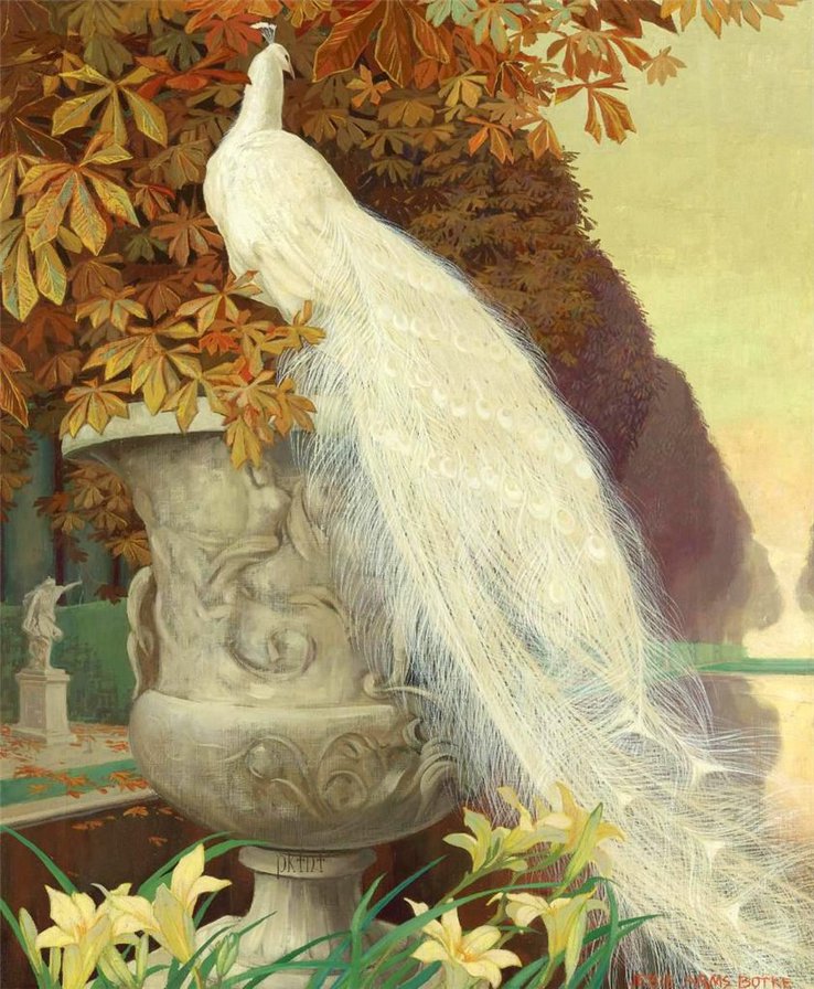 белый красавец - животные, птицы - оригинал