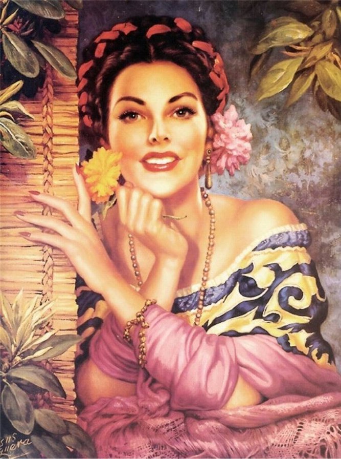 южная красавица - девушка - оригинал