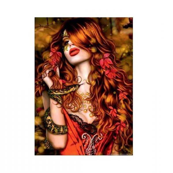 Лесная нимфа - фэнтези, девушка, змея - оригинал