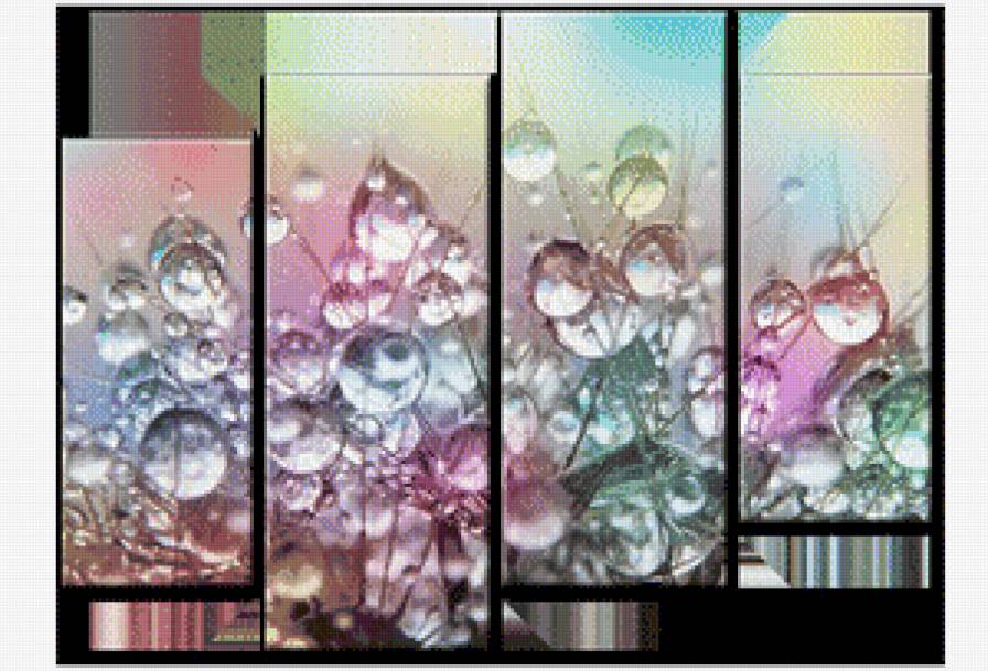 разнообразие - капли, абстраклия - предпросмотр