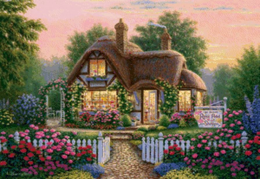 домик - картина - предпросмотр