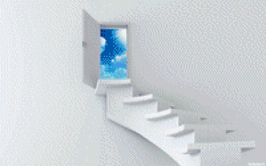 Лестница в небо - небо, лестница - предпросмотр