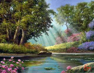 Утро на пруду - оригинал