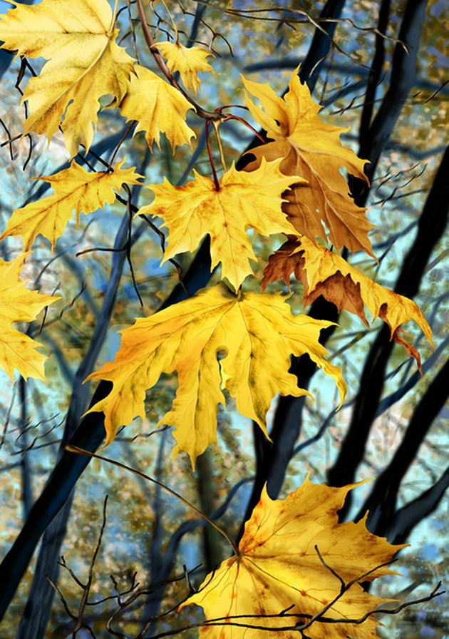 Осенние листья - оригинал