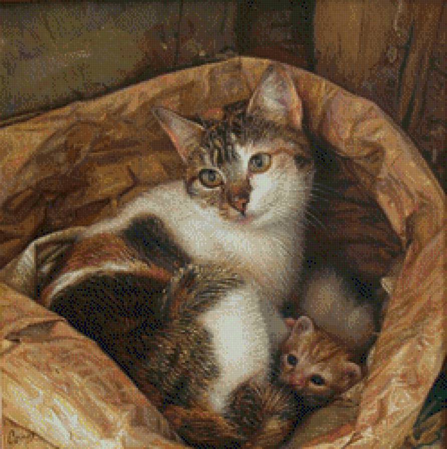 мама кошка - кошки - предпросмотр