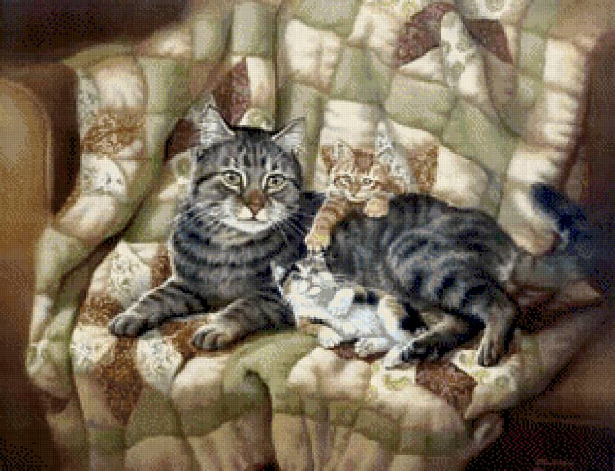 мама кошка - кошки - предпросмотр