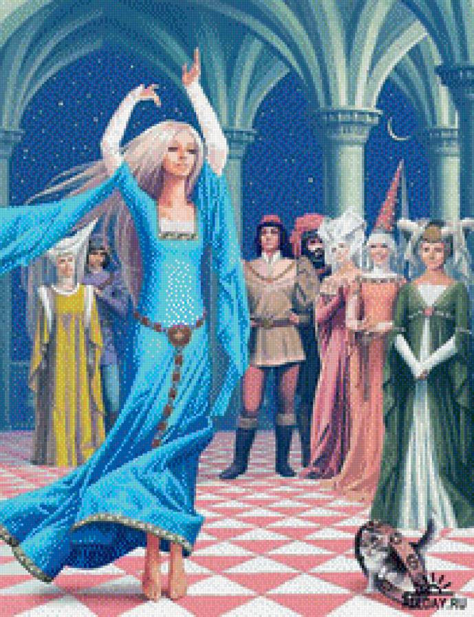 Танец Русалочки - девушки, сказки - предпросмотр