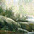 Предпросмотр схемы вышивки «лесная речка» (№615571)