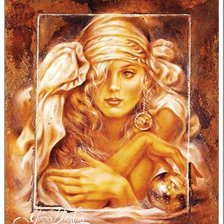 Схема вышивки «девушка»