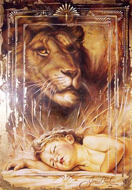 охраняющий сон - дети, животные - оригинал