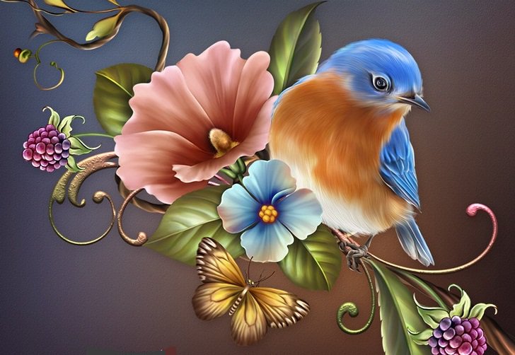 птичка - оригинал