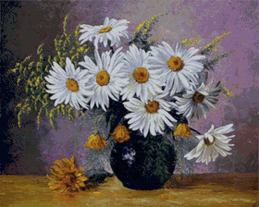 Букет ромашек - ромашки, цветы - предпросмотр