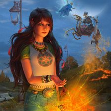 Схема вышивки «Ирка Хортица»