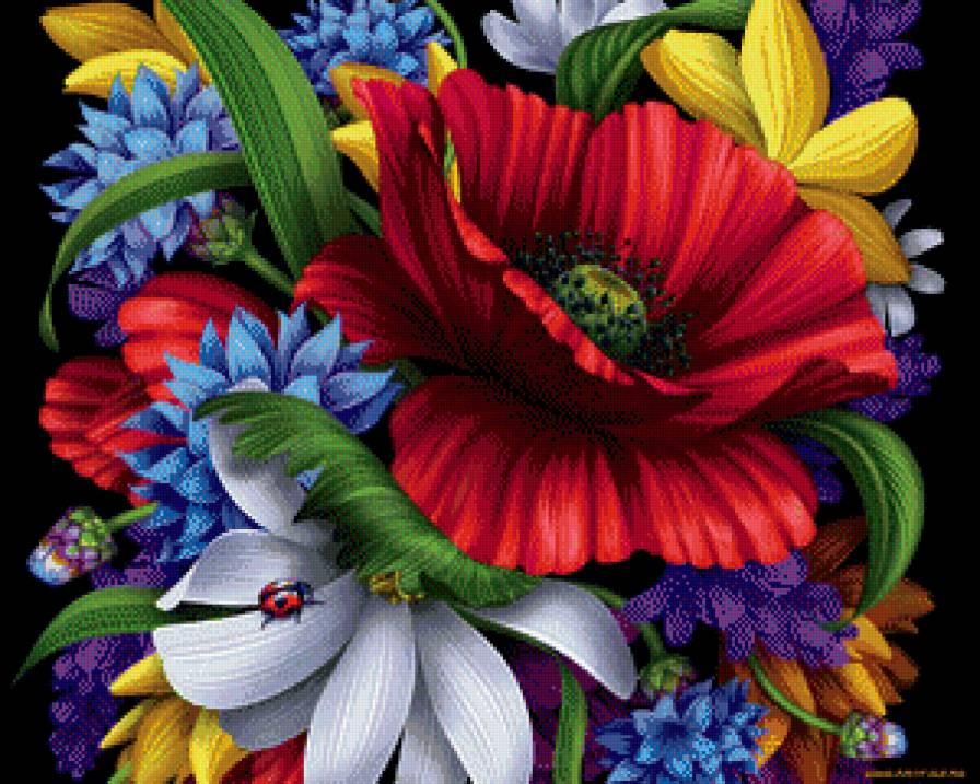 букет цветов - предпросмотр