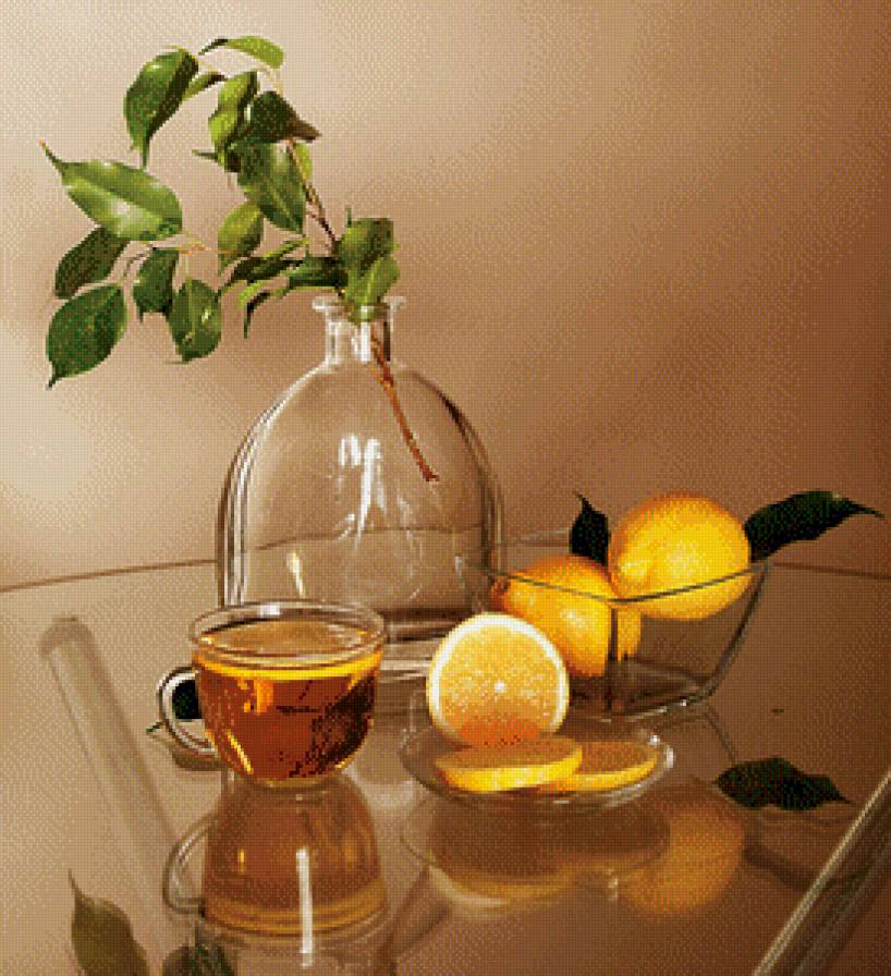 чай с лимоном - чай - предпросмотр