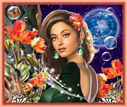 вселенская красота - девушка, красавица - оригинал