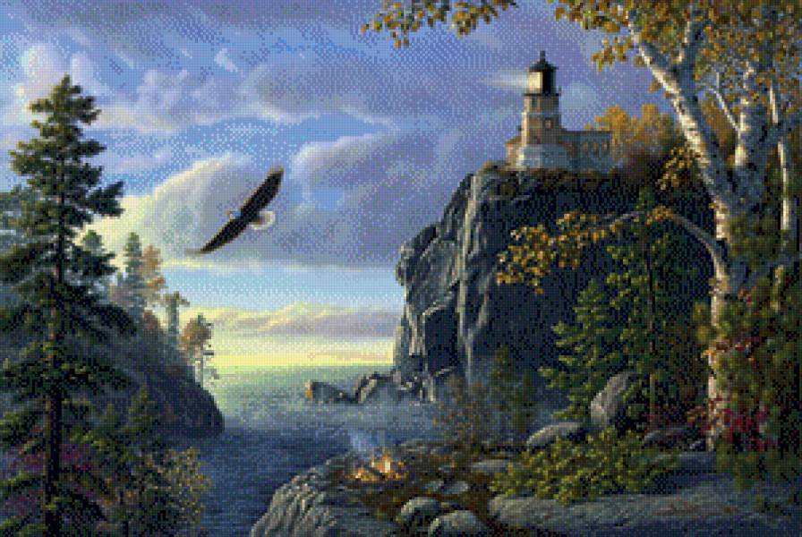 полет орла - птицы - предпросмотр